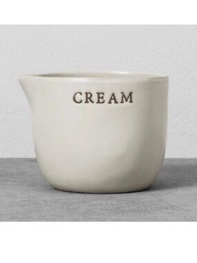 Hearth and Hand Magnolia Creamer Container CREAM Milk Pitcher NEW W/ TAG